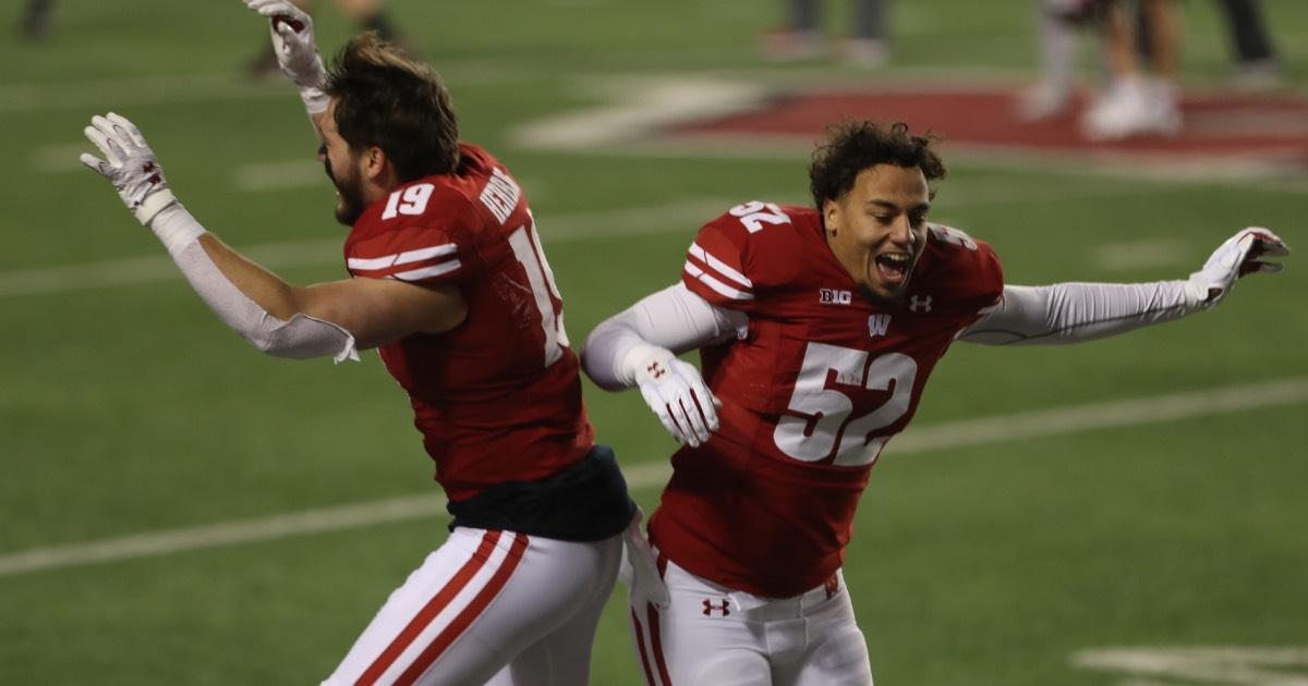 Among teams that haven't made the playoff, Wisconsin is tied for third in terms of most weeks ranked.