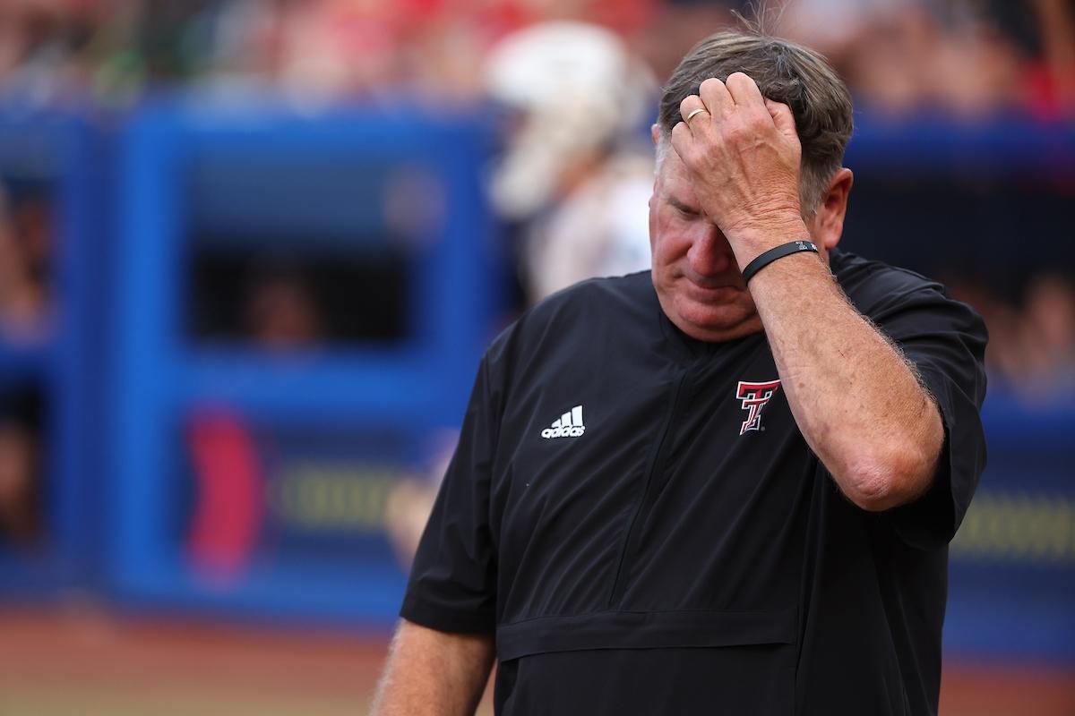 Texas Tech softball coach Gerry Glasco